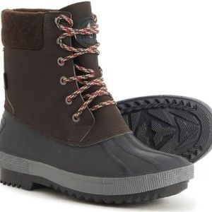 New Men’s Pajar Dark brown waterproof, insulated Tomy winter boots Size 10